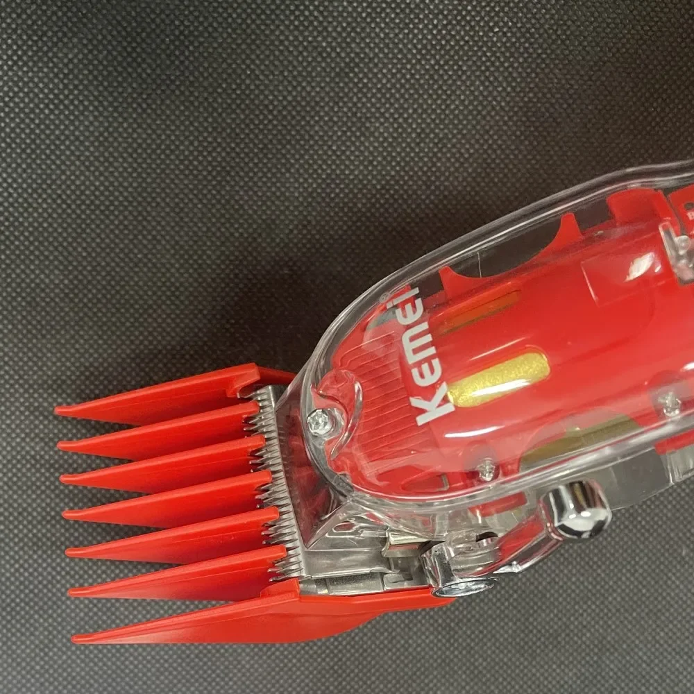 Машинка для стрижки волос Kemei, ограничительная расческа, насадка, размер, замена парикмахера 1,5/3/4,5/6/10/13/19/25/ мм, набор из 8 шт. для 1990 809A 1761