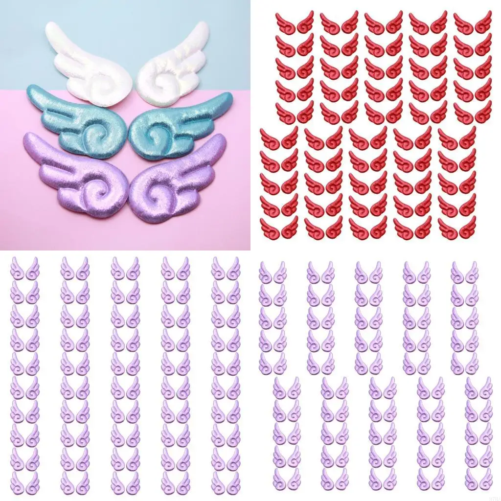 

Colorful Wing Appliques For Hat Bag Dress Shoe Clothing Decoration and Sewing 87HA