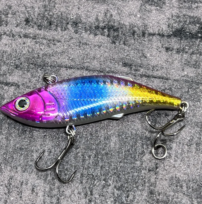 Iscas de Pesca Y141 VIB, Isca Artificial Rígida para Pesca em Todas as Camadas, Isca Falsa para Pesca, Equipamento de Pesca