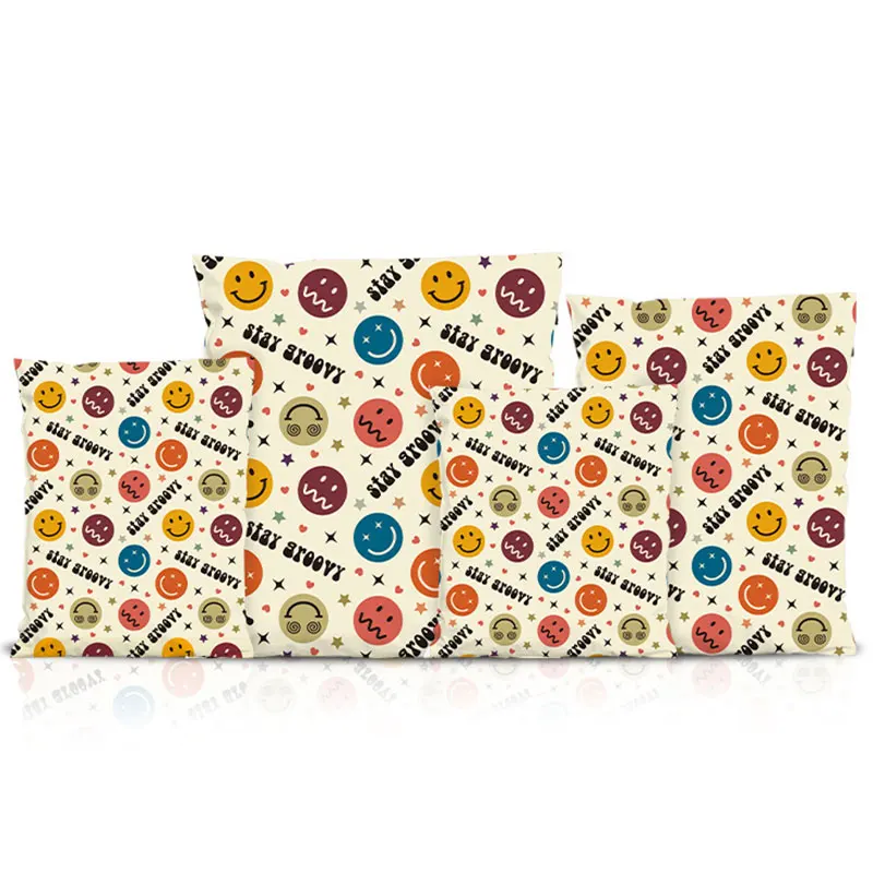 INPLUSTOP Plastic Thicken Mailer Courier Storage Bags Cute Smile Printing Gifts Express Pouch Self Seal Transport Clothing Bags