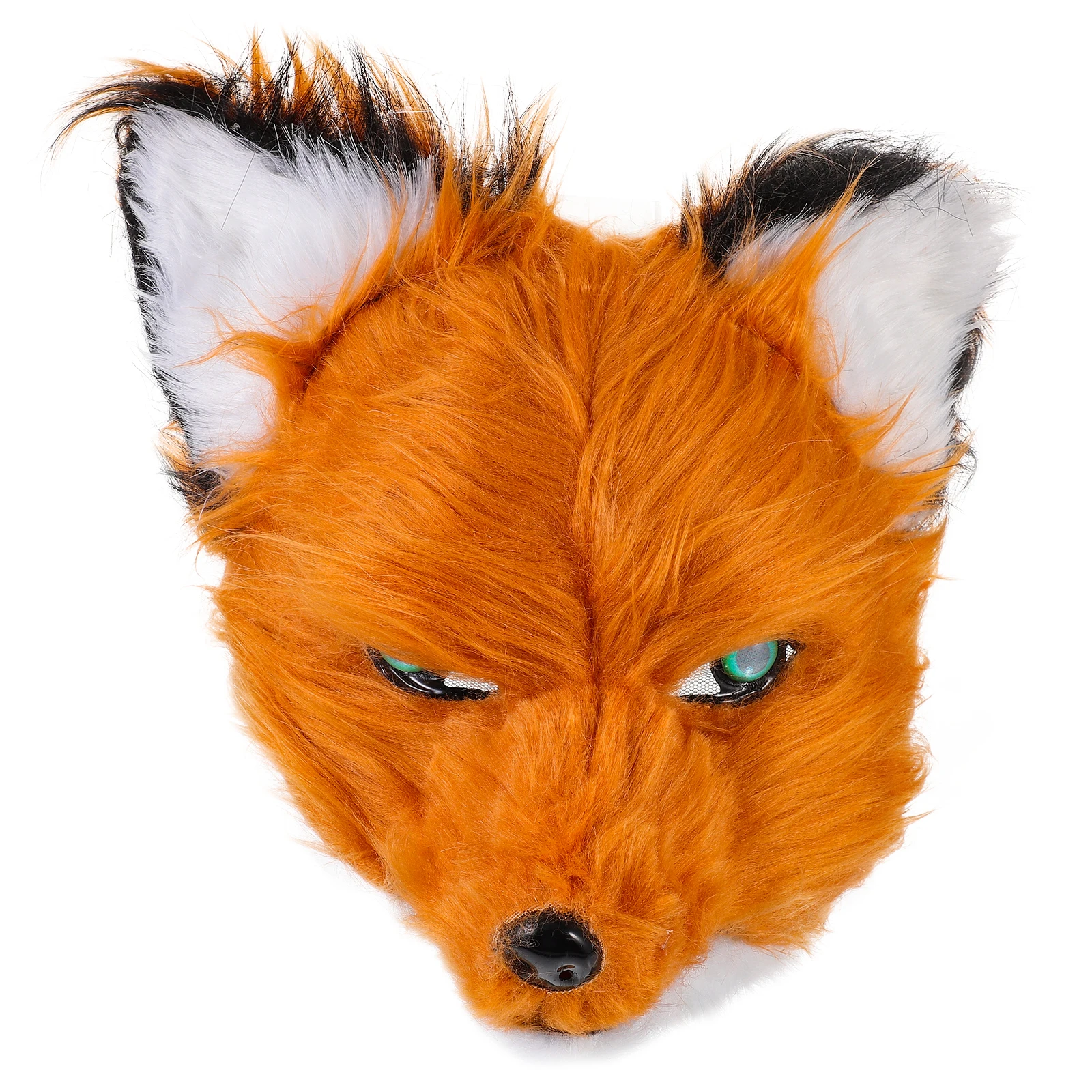 

Half face Wolf Fox Mask Mouth Opening for Masquerade Halloween Furry Masks Mardi Gras Adult Men Party Props Realistic Movement