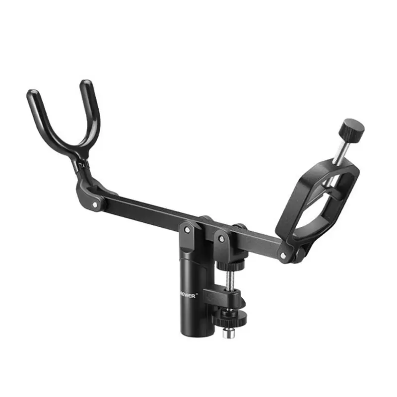 neewer-mic-boom-pole-support-holder-for-light-stand-boom-c-stand-metal-nonslip-dslr-video-microphone-mount-adapter