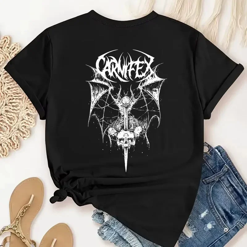 Fashion Sport Short Sleeves Y2K Punk Tees Summer T-shirts Jogging Men Skull T- Shirt Printed Baggy Loose Oversized Print Tee