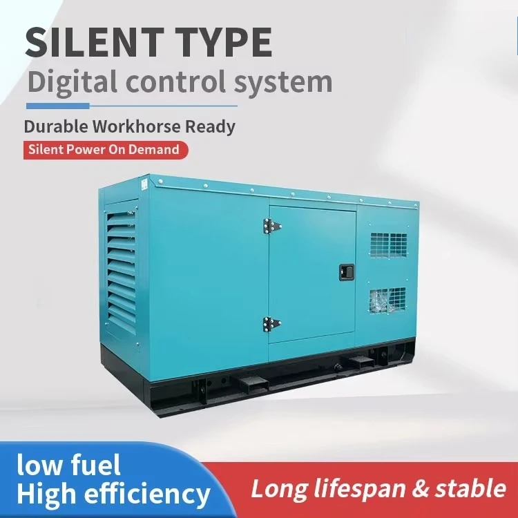 50KW 220V 50Hz 1500rpm Auto Start Portable  Generator with Wheels for Easy Transportation Outdoor Events Emergency Rescue