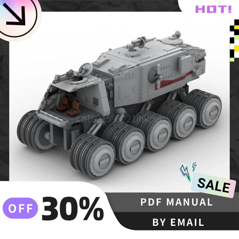 

[2334PCS] Customized MOC Turbine tank Creative Building Block Set STEM Educational Toys DIY Construction Model Kit Birthday Gift