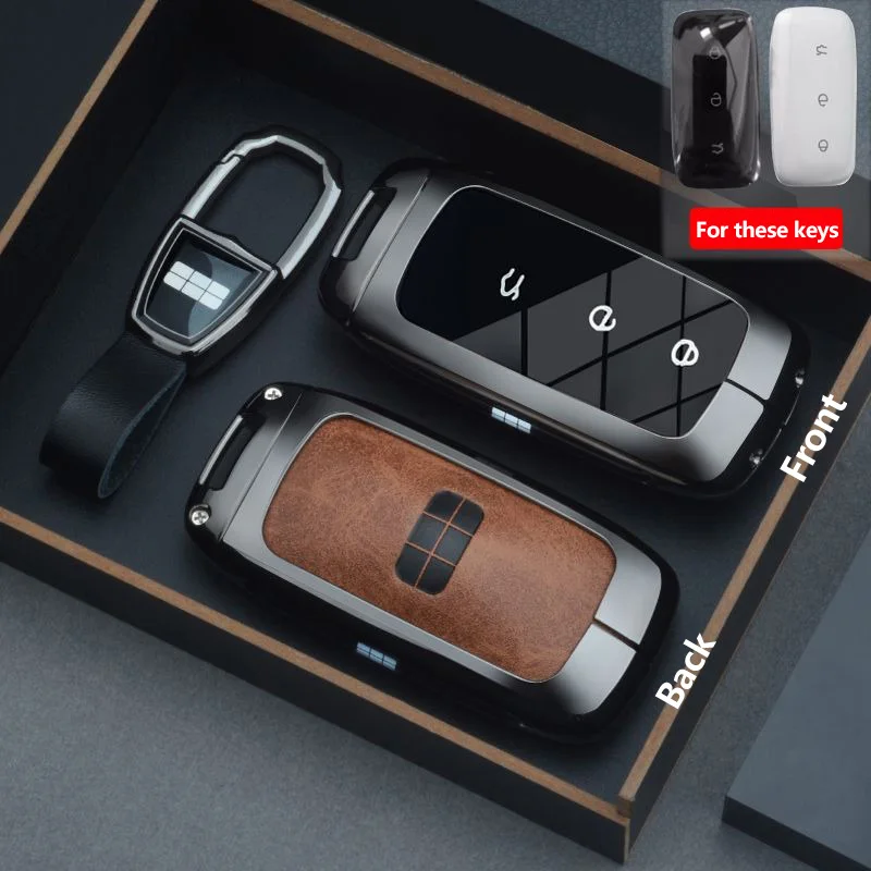 

For Geely Galaxy EX5 E5 L6 L7 EMI NO.1 Proton E.MAS 7 5 E8 Starry 8 Remote Cover Case Shell Keychain Key Fob Car Accessories