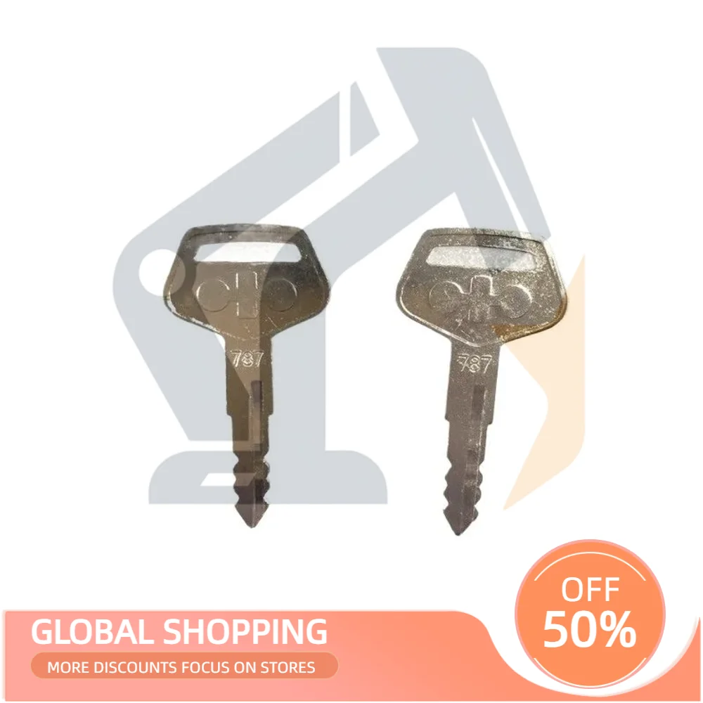 

Fits Komatsu 2pc 787 Ignition Key Excavator Dozer Loader Heavy Equipment Tr261434 Accessories Digger Digging