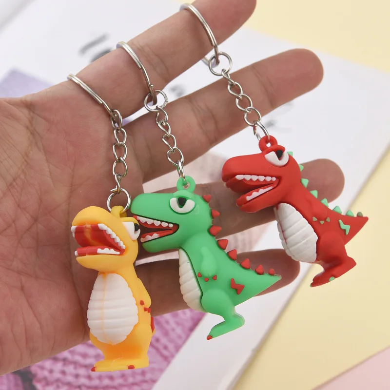 New Cute Cartoon Dinosaur Key Chain Accessories High Quality Animal Pendant Keychain Jewelry Gifts