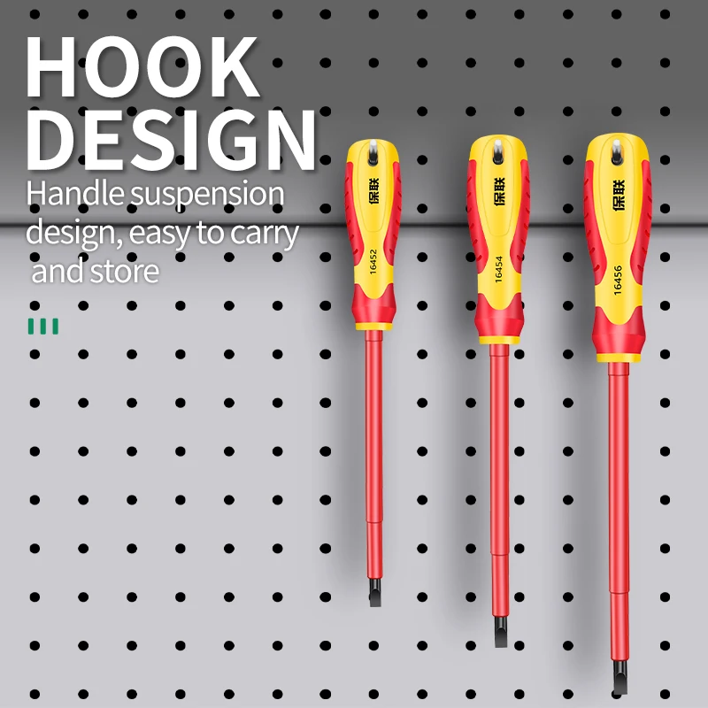 معزول فيليبس مشقوق PP مقبض اليد مفك مجموعة سائق كهربائي أداة إصلاح أدوات يدوية متعددة الوظائف #6