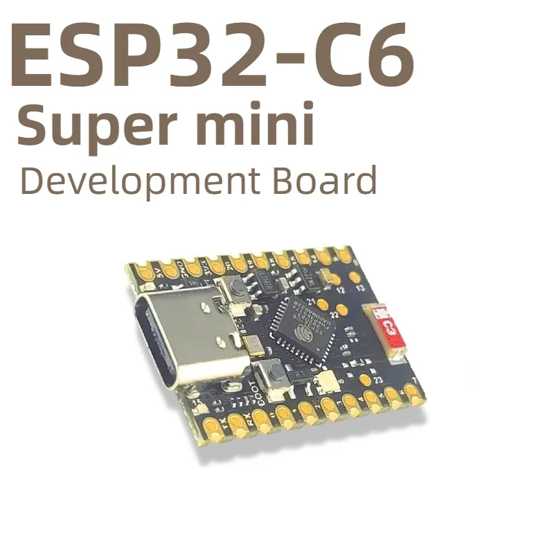 1/5/8PCS ESP32‑C6 SuperMini Development Board RISC‑V WiFi 6 BLE5.3 Zigbee Thread Type‑C 4MB Flash IoT Smart Home Sensor Module