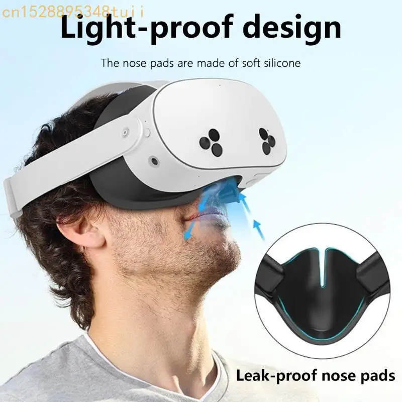 Instalación fácil almohadilla Y4QF para gafas auriculares 3S Diseño transpirable