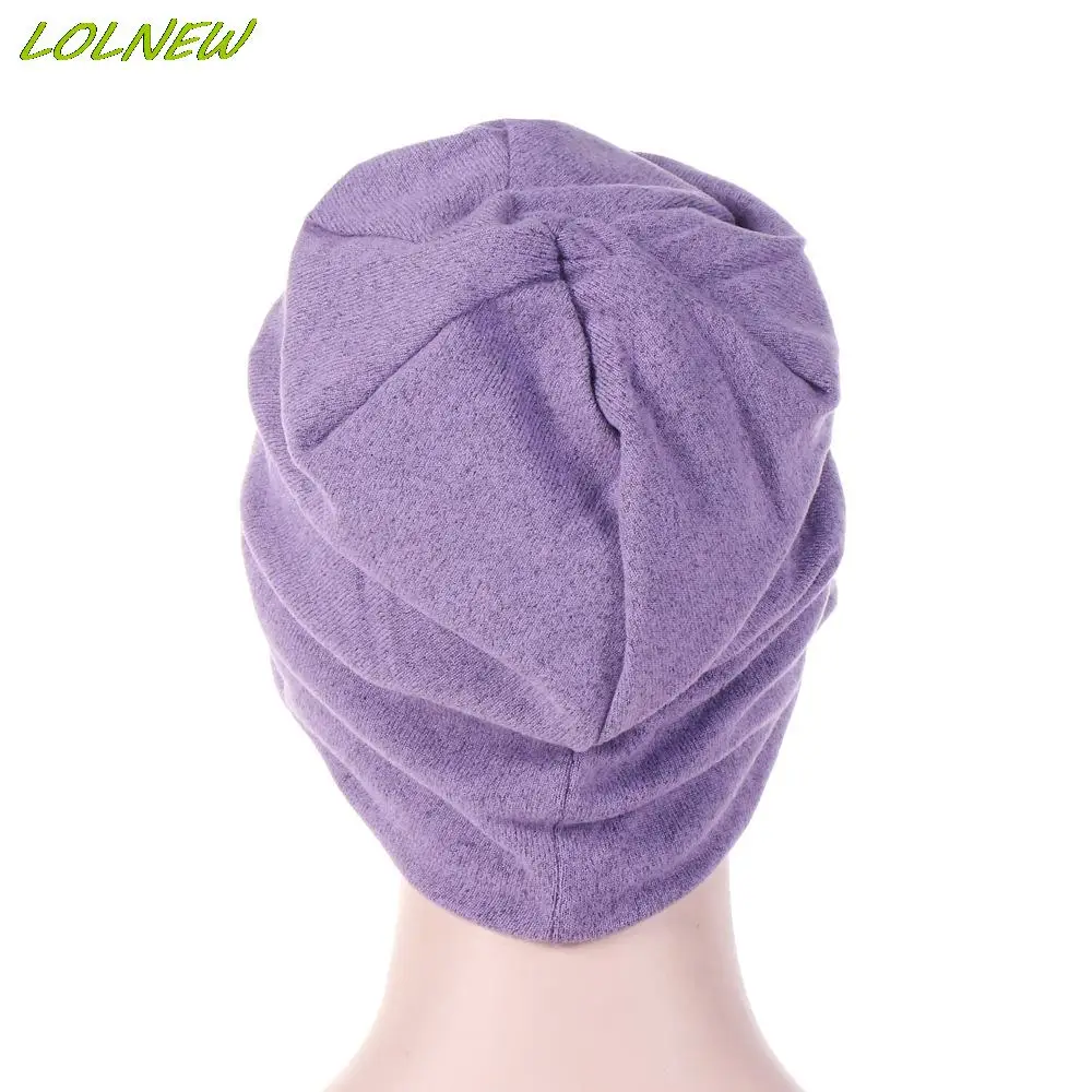 Women Cancer Chemo Hat Beanie Cap Twisted Knot Turban Head Wrap Beanie Scarf Turban Head Wrap Cap Turban Wrap Cap