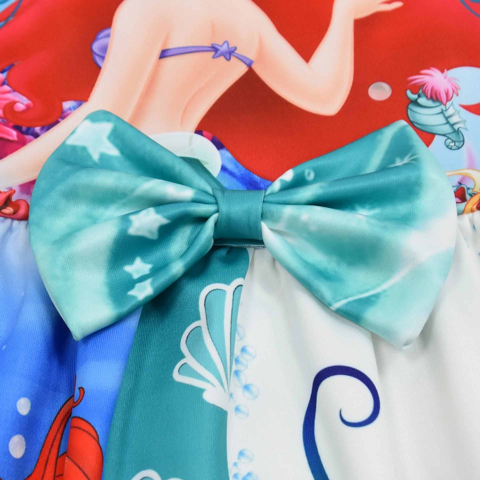 2024 Disney Princess Children\'s Skirt Mermaid Snow White Cinderella Girl Dress Skirt Girl Dress Birthday Gift for Kids