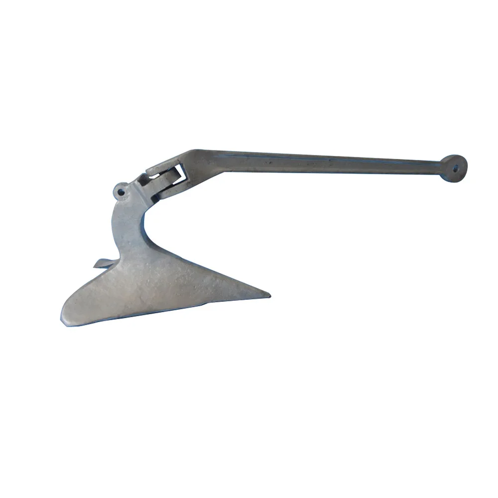 

Best-selling silver carbon steel galvanized anchor Marine hardware 5 kg hot-dip galvanized triangle anchor boat anchor