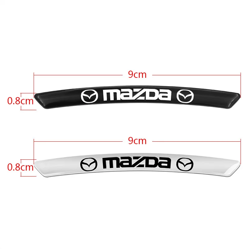 4 قطعة سيارة عجلات مائي الإطارات الحافات سباق ملصق لمازدا CX 3 5 7 2 4 6 CX-8 CX-5 CX-9 CX-4 CX-3 CX-7 GH ذراع عربة BT-50 كارول #3