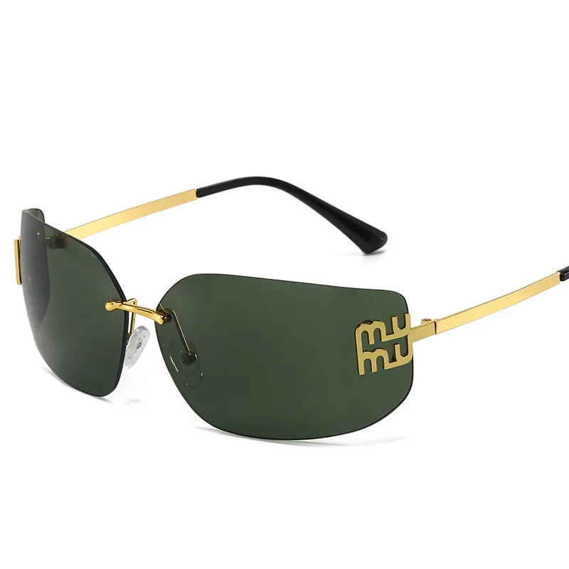 Uomo donna occhiali da sole occhiali da sole quadrati poligonali Designer di marca occhiali da sole con montatura in metallo TOP UV400 de sol hombre