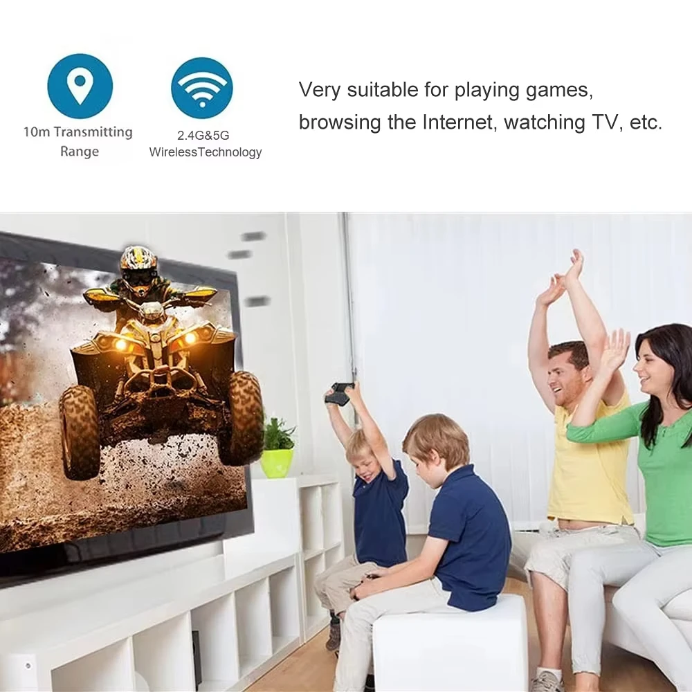 T95 Android14 TV BOX Smart Allwinner H616 رباعي النواة 8K HD يدعم 8K فيديو 2.4&5.0G Dual Wifi BT5.0 Set Top Box Media Player