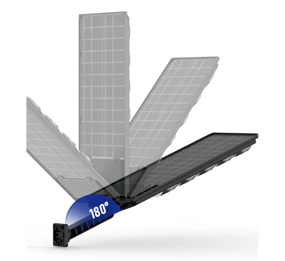 Solar LED Strong Wall Light Double-row Human-sensing Garden Lamps Sensor Outdoor Lamps for Lighting Remote Control Street Lamps