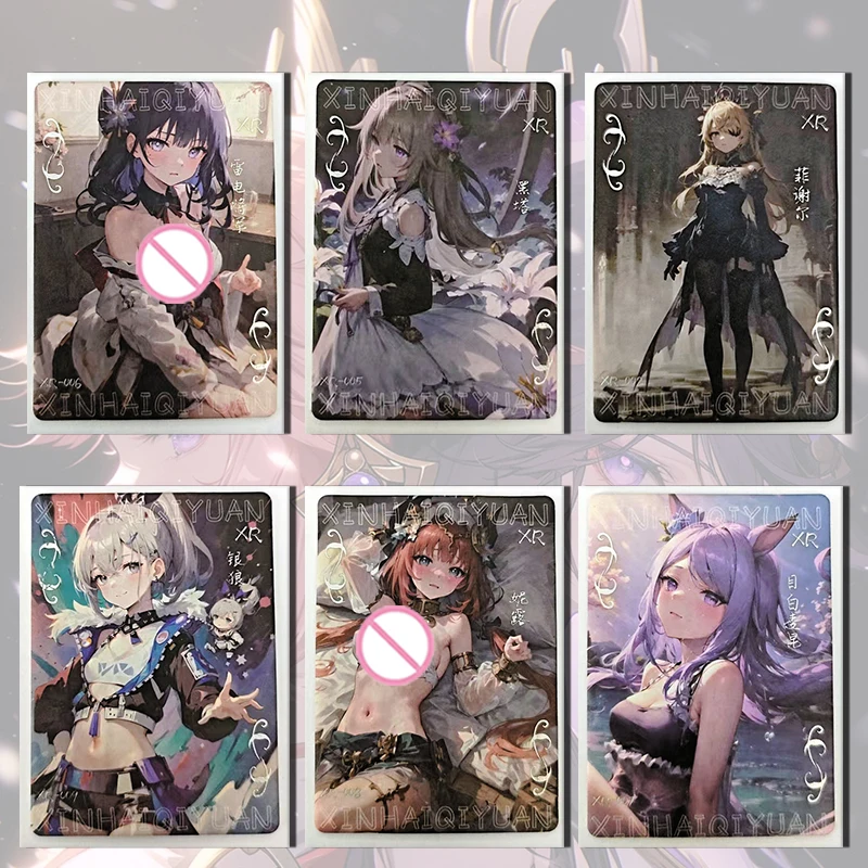 

Goddess Story Heart XR ароматическая карта Fischl Herta Mejiro McQueen Raiden Shogun Nilou для мальчиков, коллекция игрушек, подарки на день рождения и Рождество