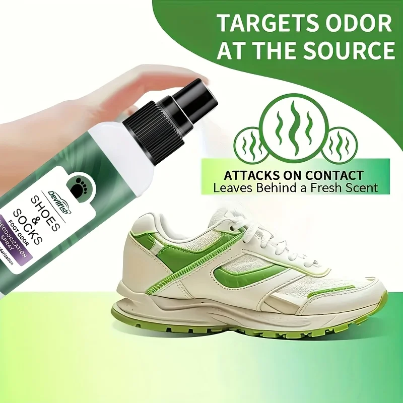 Elimina el olor del sudor de los zapatos y los olores desagradables que levantan sus zapatos con un aroma fresco