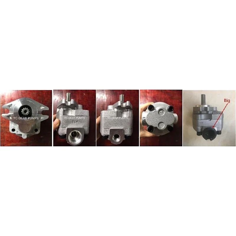 Excavator Accessory Gear Pump SK200-1 Rotating Forward