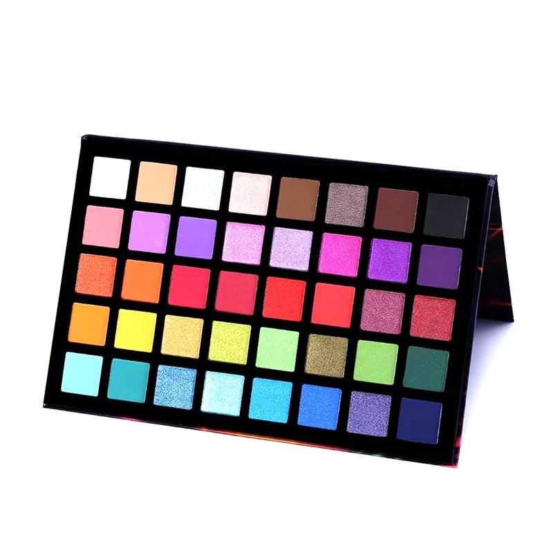 40-Color Eye Shadow Pearlescent Easy To Color Non-Flying Powder Stage Makeup Cross-Border Makeup