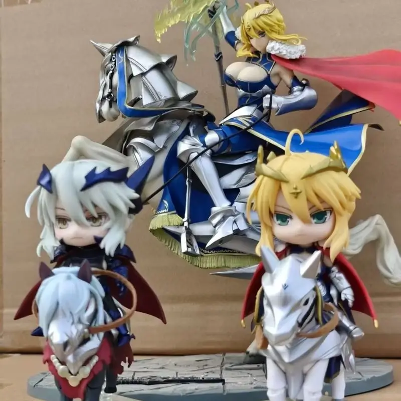 

Q Version Gsc Nendoroid Artoria Action Figures Cartoon Anime Desktop Ornament Model Toy Doll Collect Decoration Surprise Gift