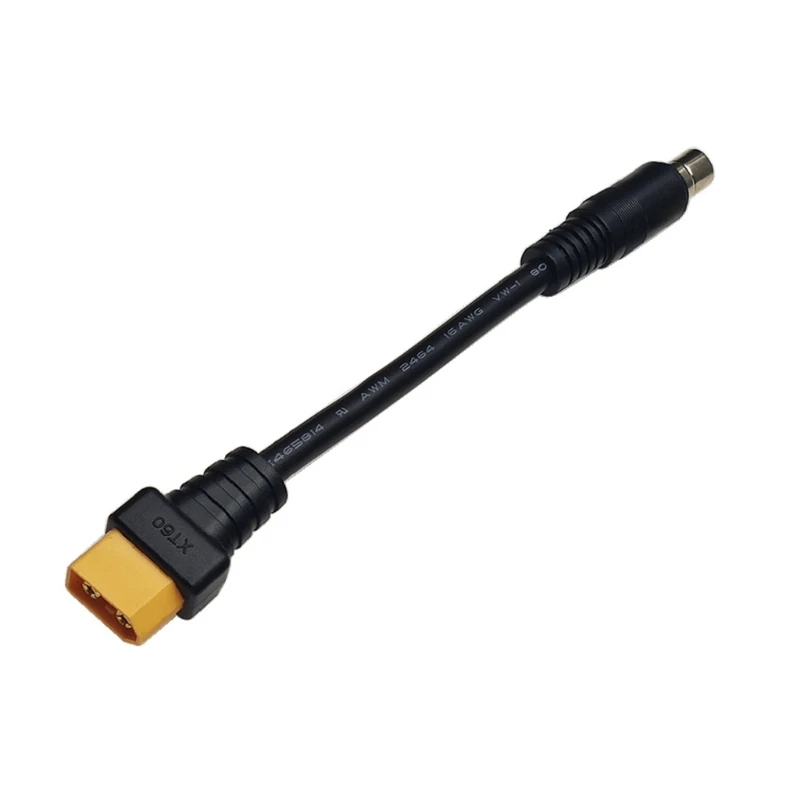 XT60 to 8mm Adapter Cable 14AWG XT60 to DC8020 Connectors Cable for Efficient Solar Charging and Power Transfer