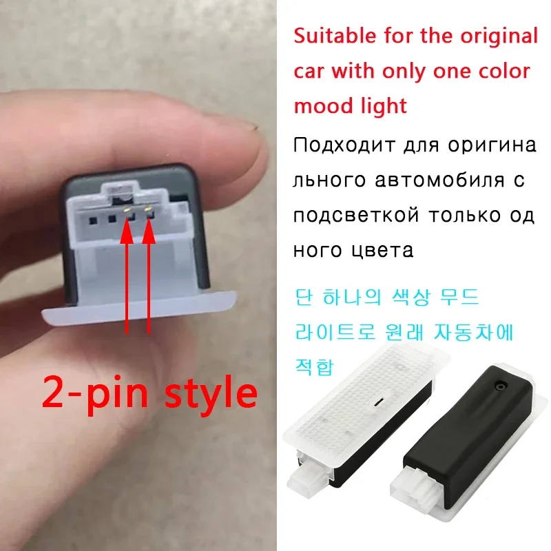 Car Interior footlights, door lights, atmosphere lights For BMW F10 F11 F20 F22 F25 F26 F30 F32 F34 F48 1 3 4 5 6 X1 X3 X4 X5 X6