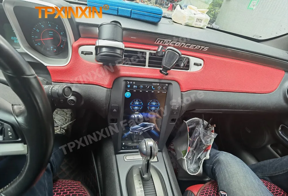 Android Vertical Screen Car Radio Receiver For Chevrolet Camaro 2010 2011 2012 2013-2015 Receiver Player Audio Stereo Head Unit