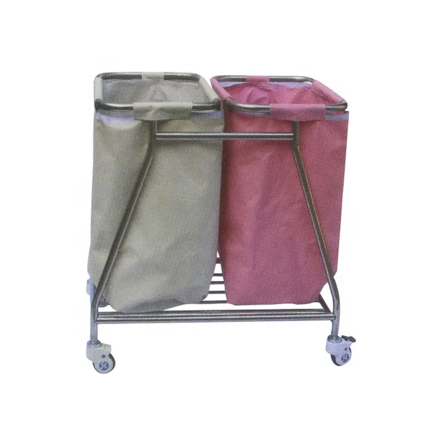 hospital use dirty linen trolley / hospital laundry trolley