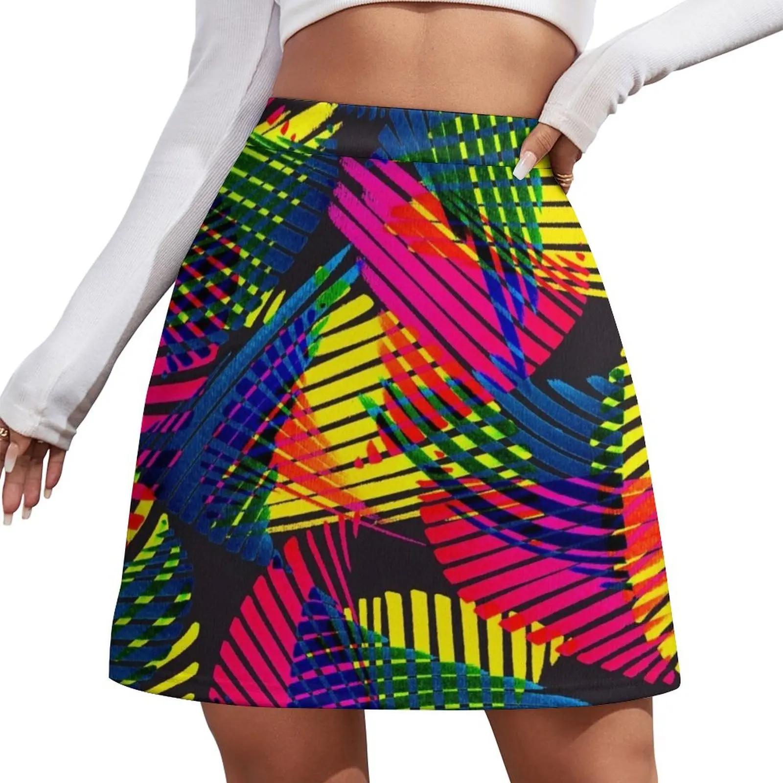 

Make it Rain, BRO – Tropical Midnite Mini Skirt kawaii skirt skirt set korean ladies summer