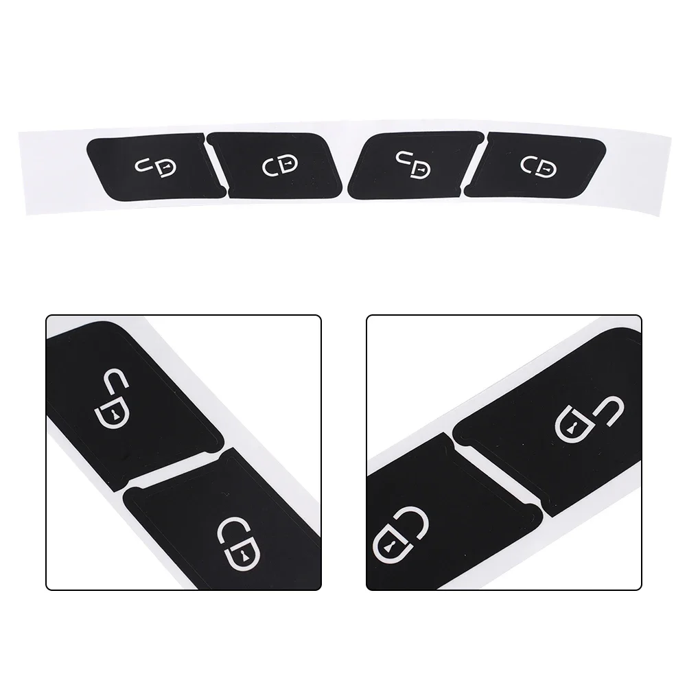 Stickers Repair Accessories Black Direct Replacement Door Lock Front High Grade Vinyl For Benz W204 C300 2007-2014