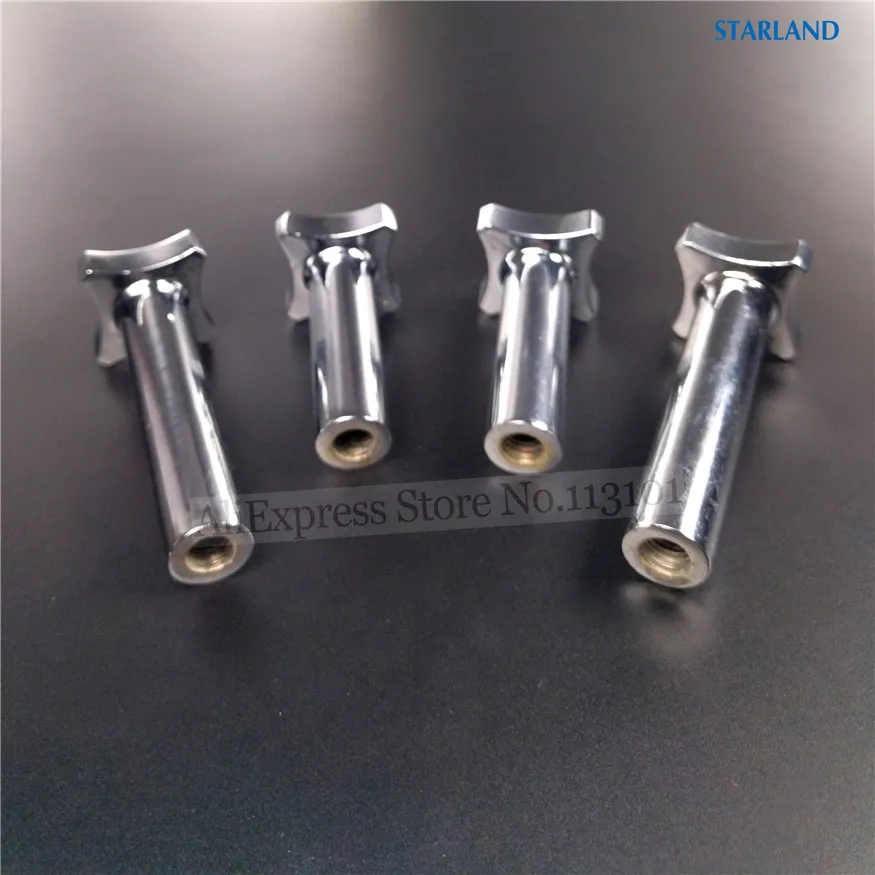 4 In 1 Fastening Nuts Accessories Full Metal Screw Nuts Fittings Soft Serve Ice Cream Machines Silver Color M8 / M10