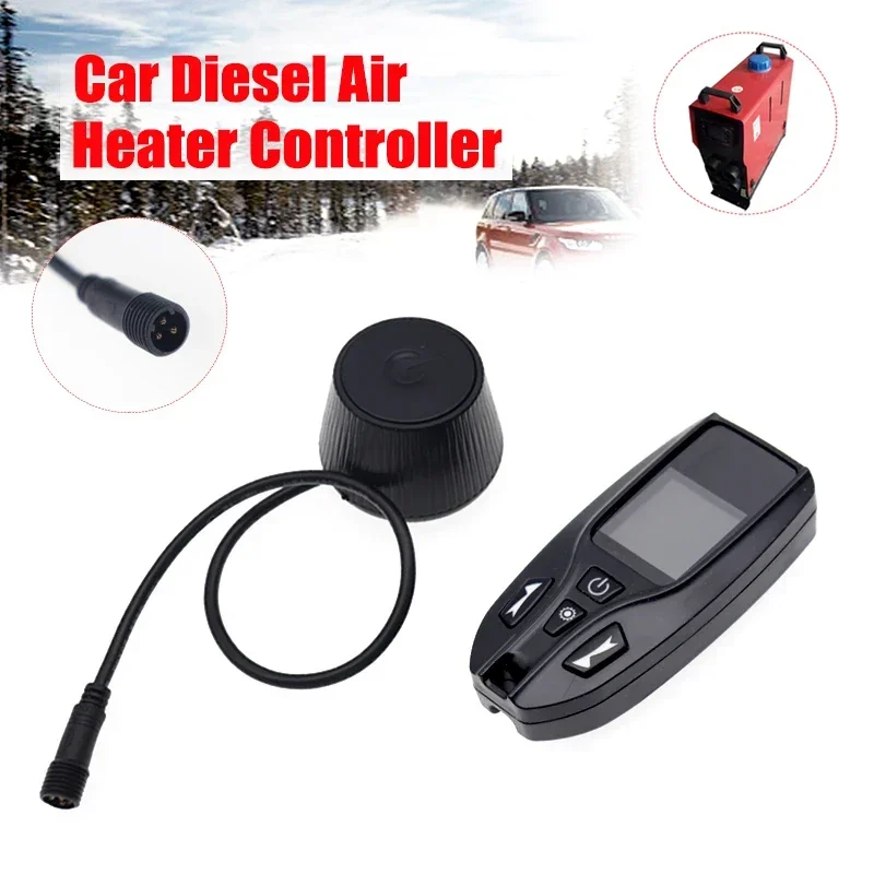 12V 24V Car Auto Air Heater Two-Way Remote Control LCD Monitor Switch Parking Heater Controller Thermostat For Diesel Heater