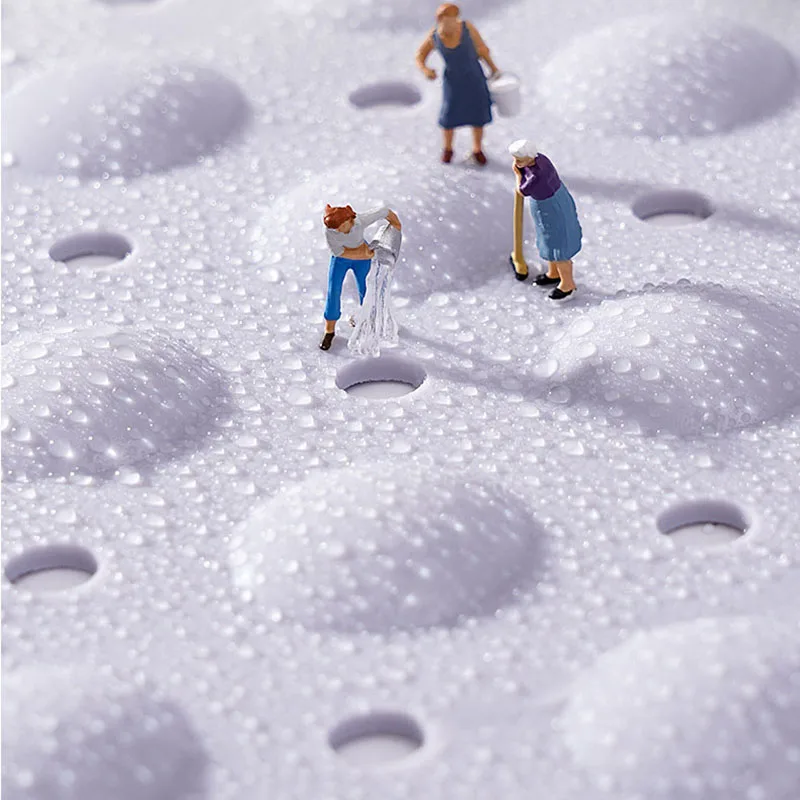 Pvc Non Slip Large Bath Mat Safety Suction Cup Bathroom Shower Mat Household Soft Massage Bath Rug Shower Bathtub Mat Foot Pad