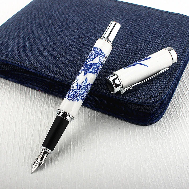 Jinhao 950 Ceramics Fountain Pen Extra Fine Nib Office Signature School Writing Ink Pens Suit