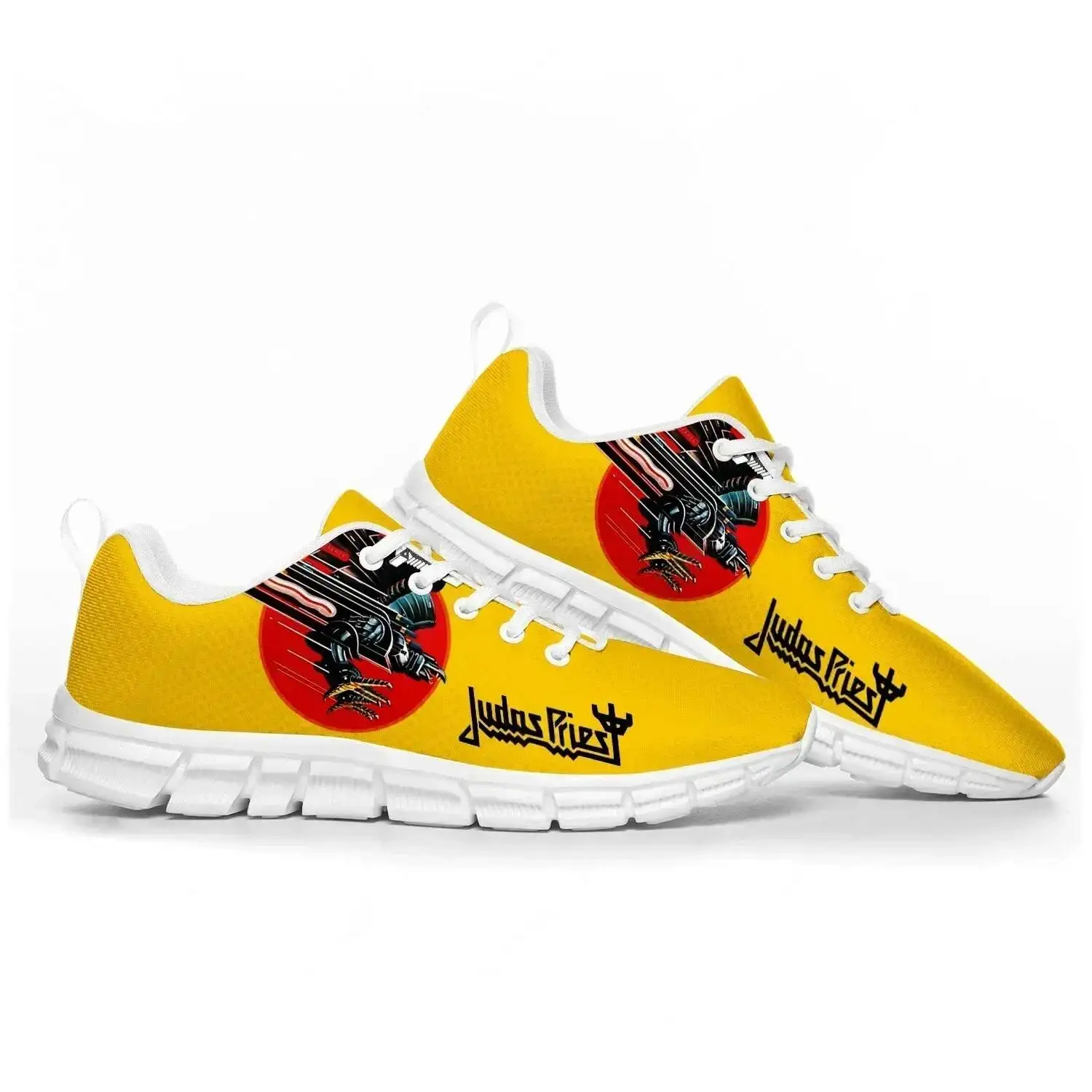 Judas Priest Heavy Metal Rock Band Sports Shoes Mens Womens Teenager Breathable Lace-up Sneakers Custom High Quality Couple Shoe