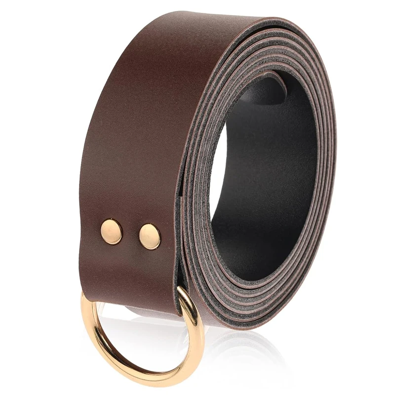 1Pc/2 Stuks Halloween Middeleeuwse Retro Ridder Riem Renaissance Lederen Riem En Portemonnee Set Viking Krijger Rolspel Unisex Larp