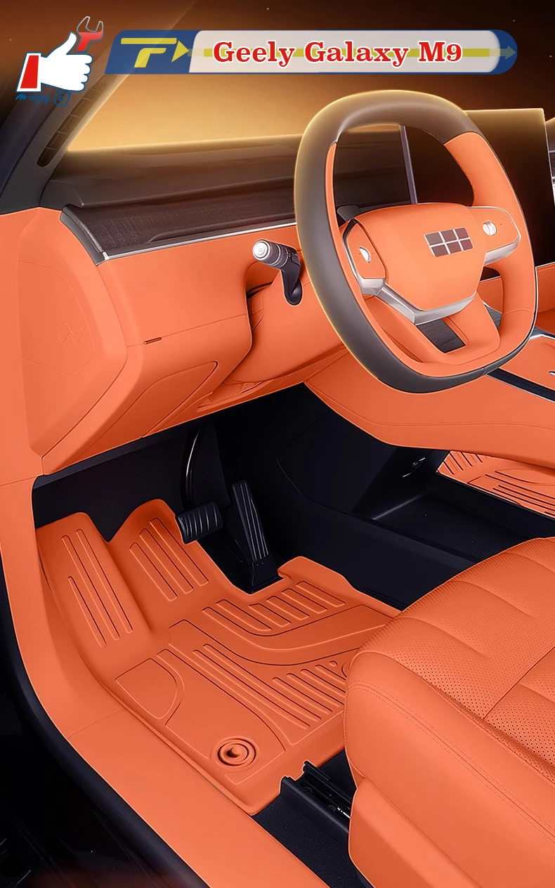 

Left-hand Drive Car Floor Mat For Geely Galaxy M9 2025 Full-Surrounded Foot Mat Mat Floor Liner Floor Carpet Water-proof Mat