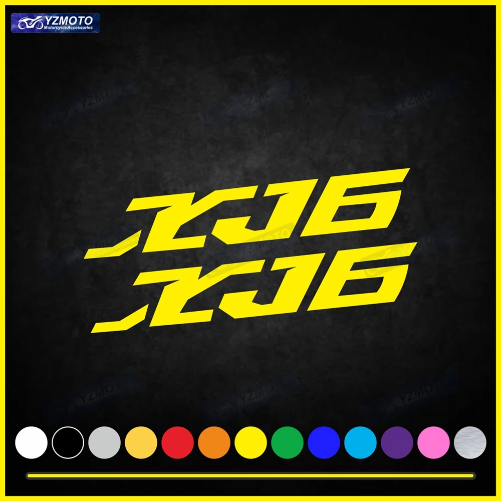 Аксессуары для мотоциклов XJ6, гоночная наклейка, кузов топливного бака, логотип, наклейка, обтекатель двигателя, лобовое стекло, шлем, декоративные наклейки