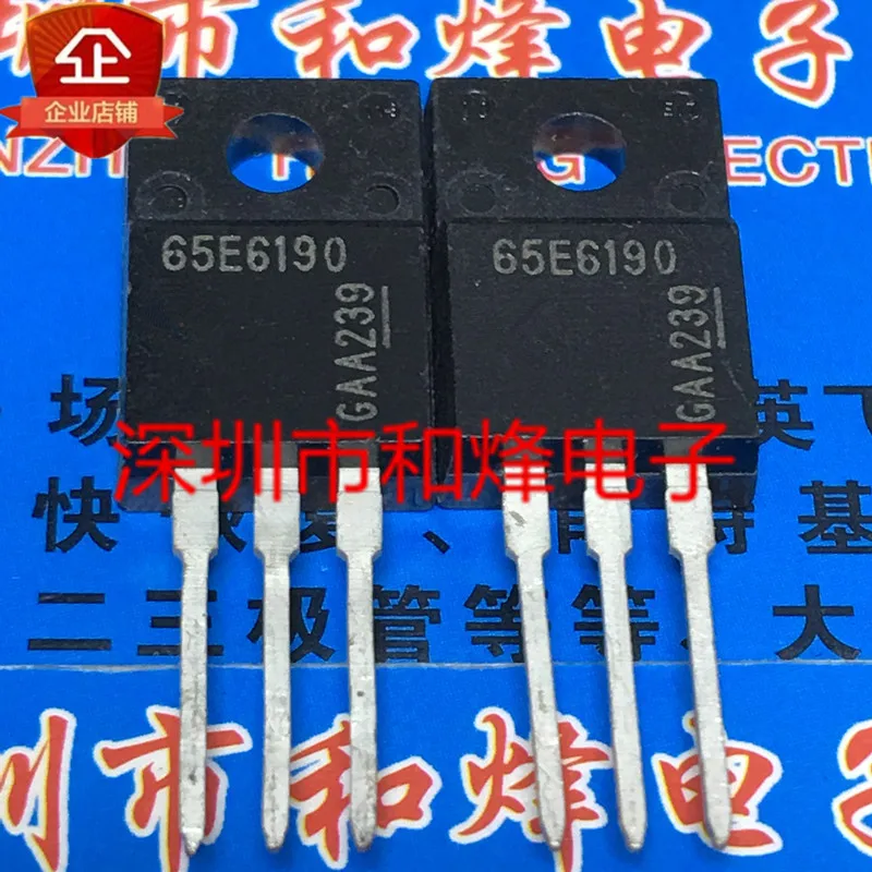 

Original 6PCS/lot 65E6190 IPA65R190E6 TO-220F 650V 20.2A