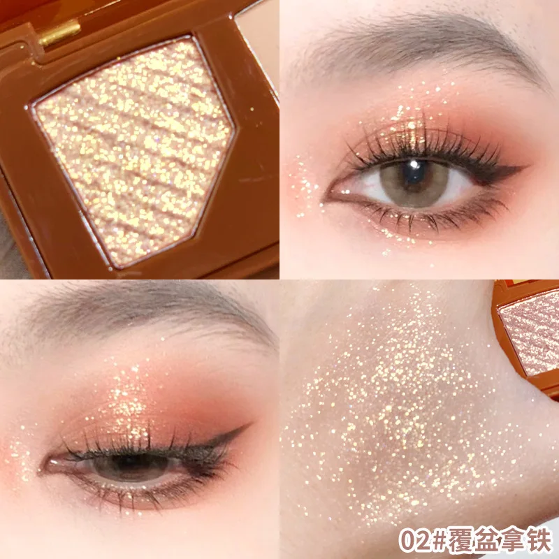 Xixi kakao gładkie grube mleko cień do powiek zaawansowane oddawanie barw bez wypadania kolor ziemisty serii codziennie