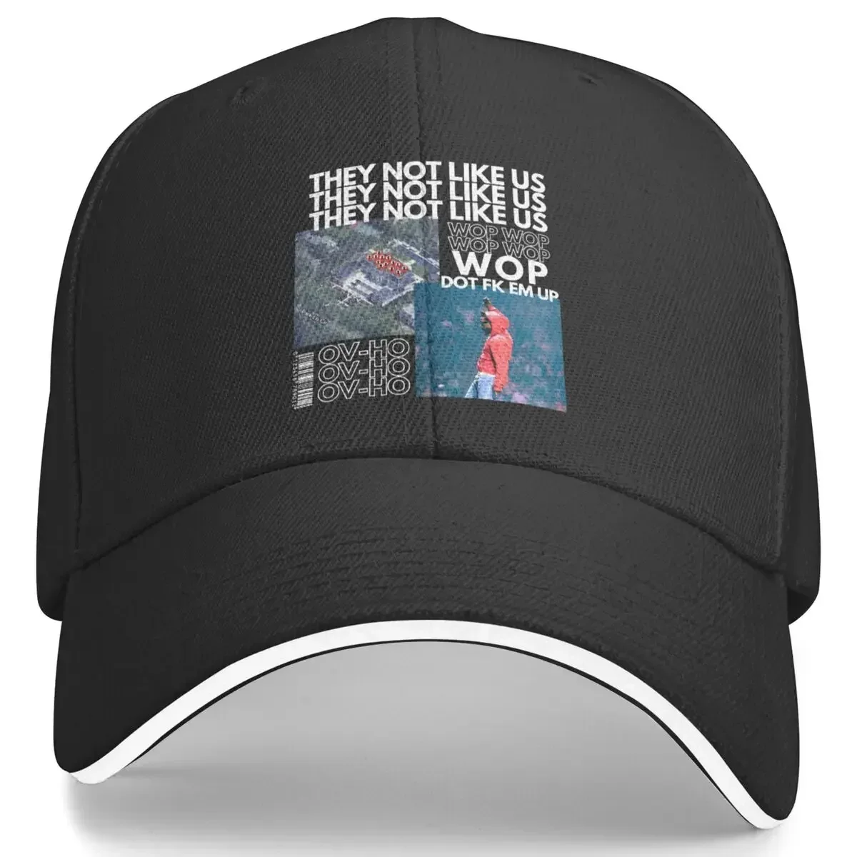 هم ليسوا قبعة بيسبول كندريك لامار y2k مضحك قبعة سائق الشاحنة الربيع للجنسين الرجال قبعات البيسبول الرياضية في الهواء الطلق