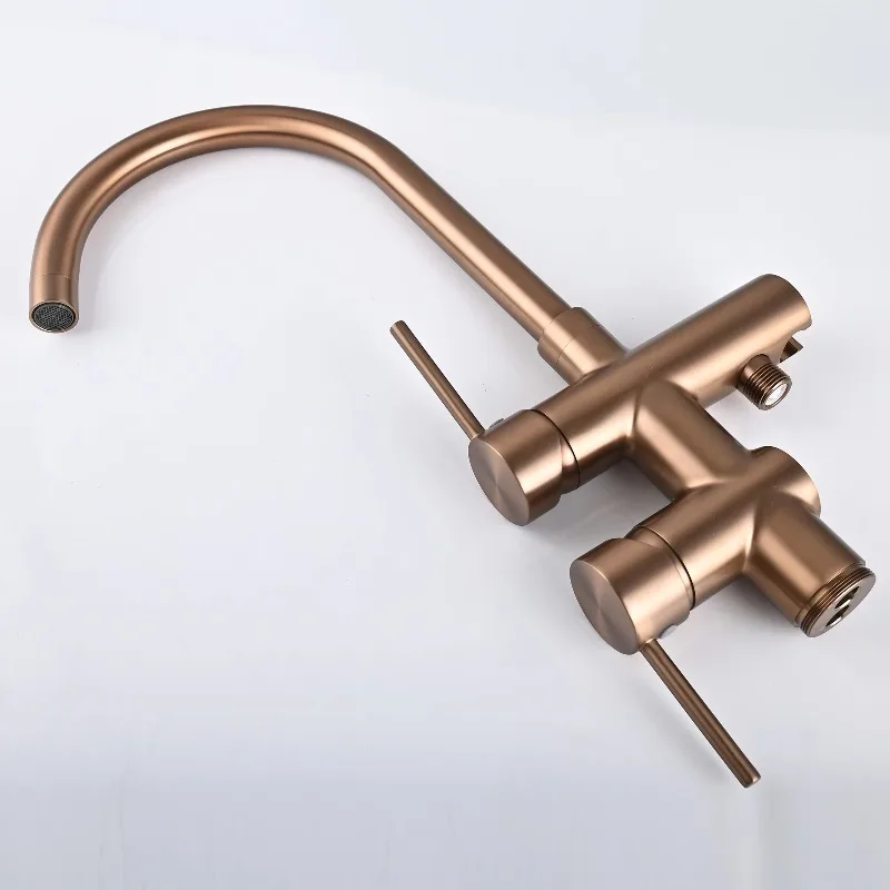 Bateria wannowa stojąca, jednouchwytowa, czarna, z obrotową wylewką 360 stopni i zestawem słuchawki prysznicowej z ABS.