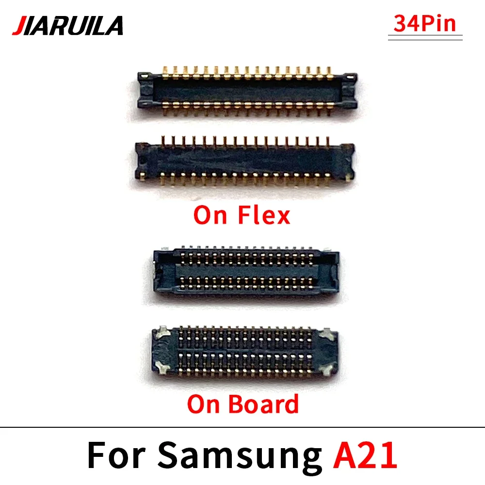 LCD Display Screen Flex FPC Connector On Board For Samsung A10 A20 A20S A21 A30S A40 A70 A50S Charging Dock Port