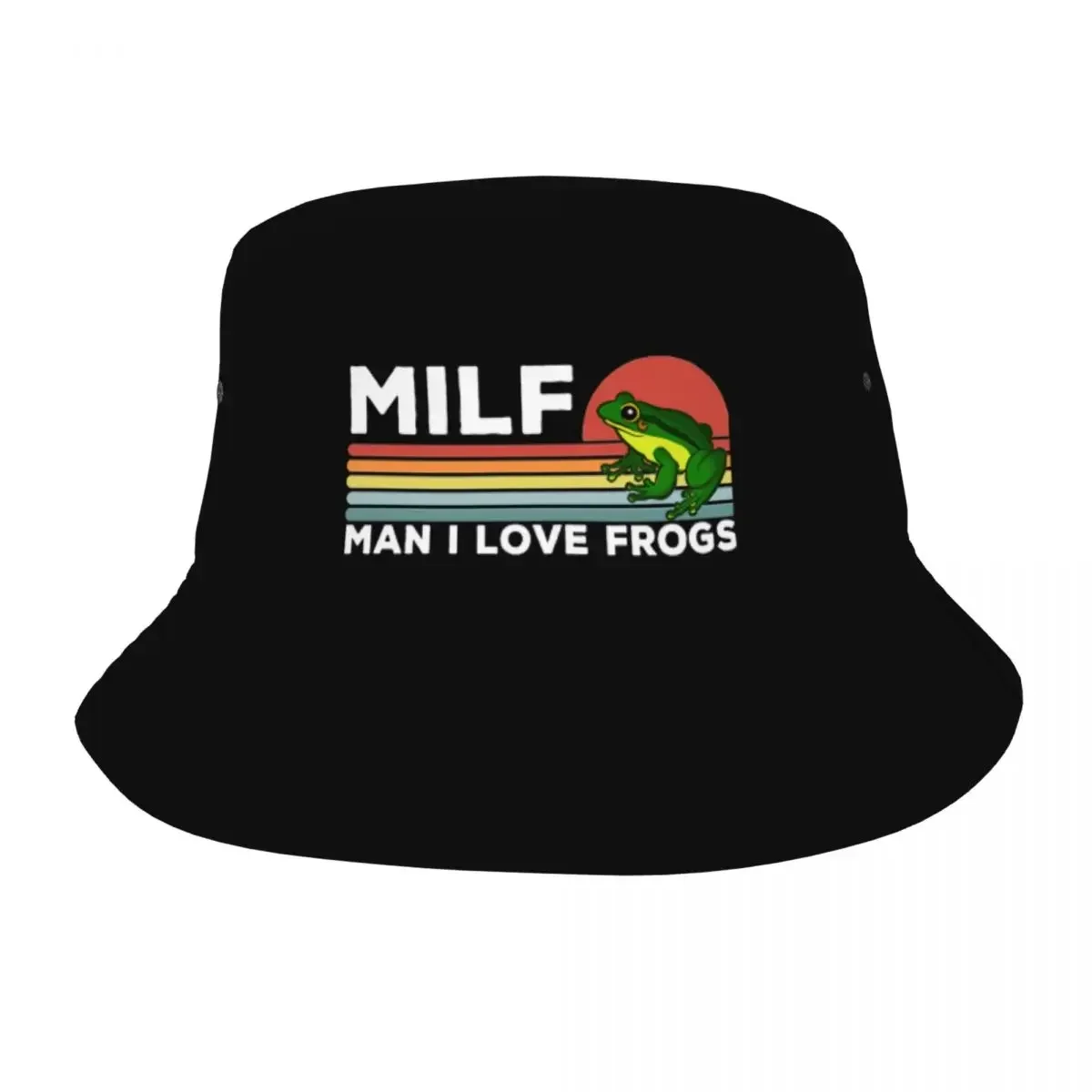 

Головной убор Боб для мужчин и женщин, шляпа с надписью «I Love Frogs», с забавными лягушками, головной убор с УФ-защитой, аксессуар для рыбалки, подарок