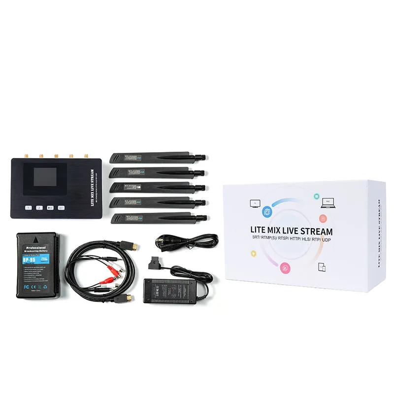 OTV-5GH HD 4G 5G Wifi Video Live Streaming IP Broadcast Encoder With SIM Card Bonding Facebook Youtube