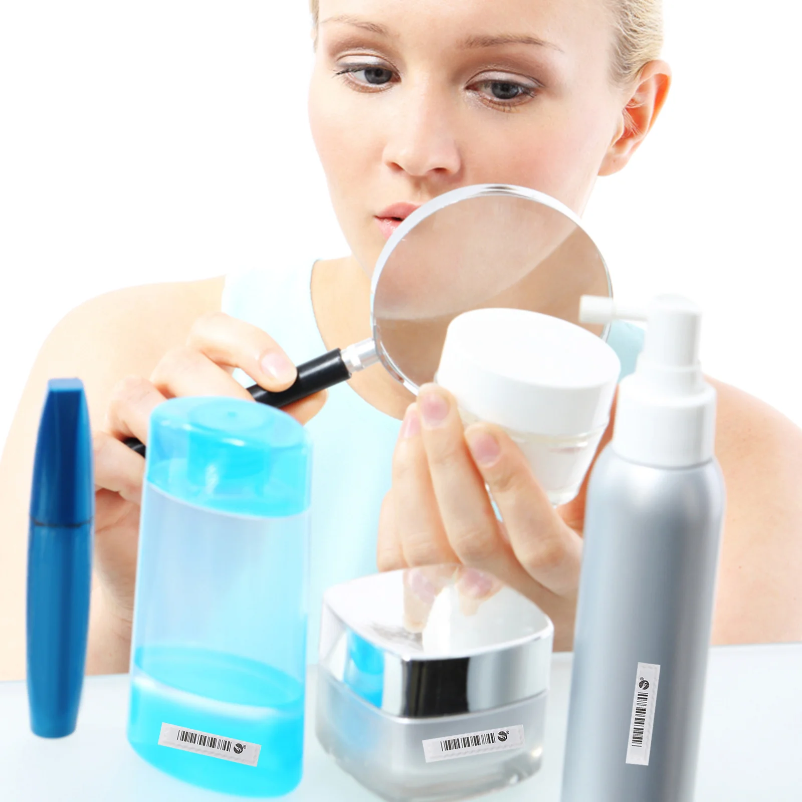 

108Pcs Anti-Theft Acoustomagnetic Labels Strong Reliable for Supermarket Commodity Security Cosmetics Tag Labels