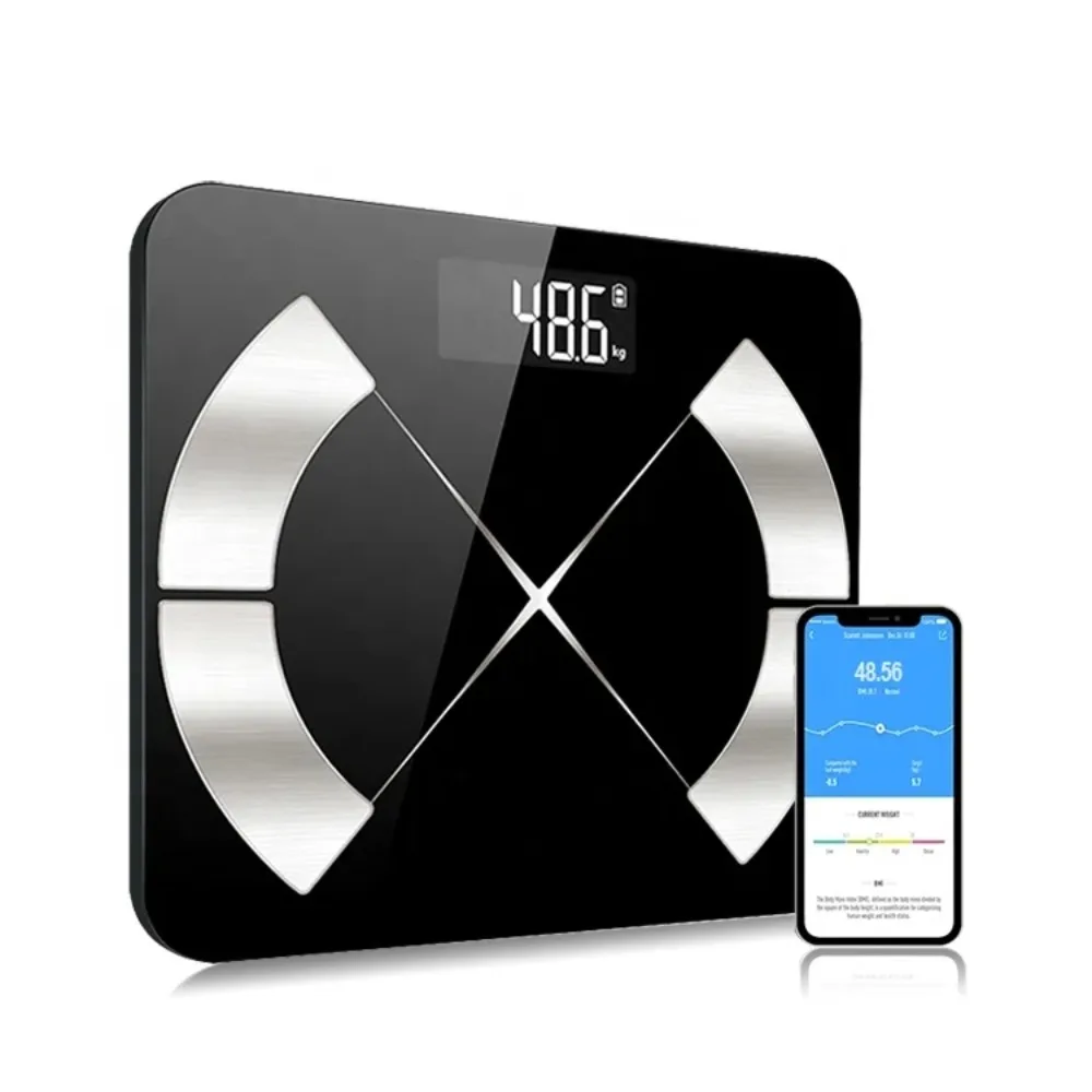 Bluetooth Body Fat Scale LCD Bathroom Home Weighing Health Weight Measurement Human Scale